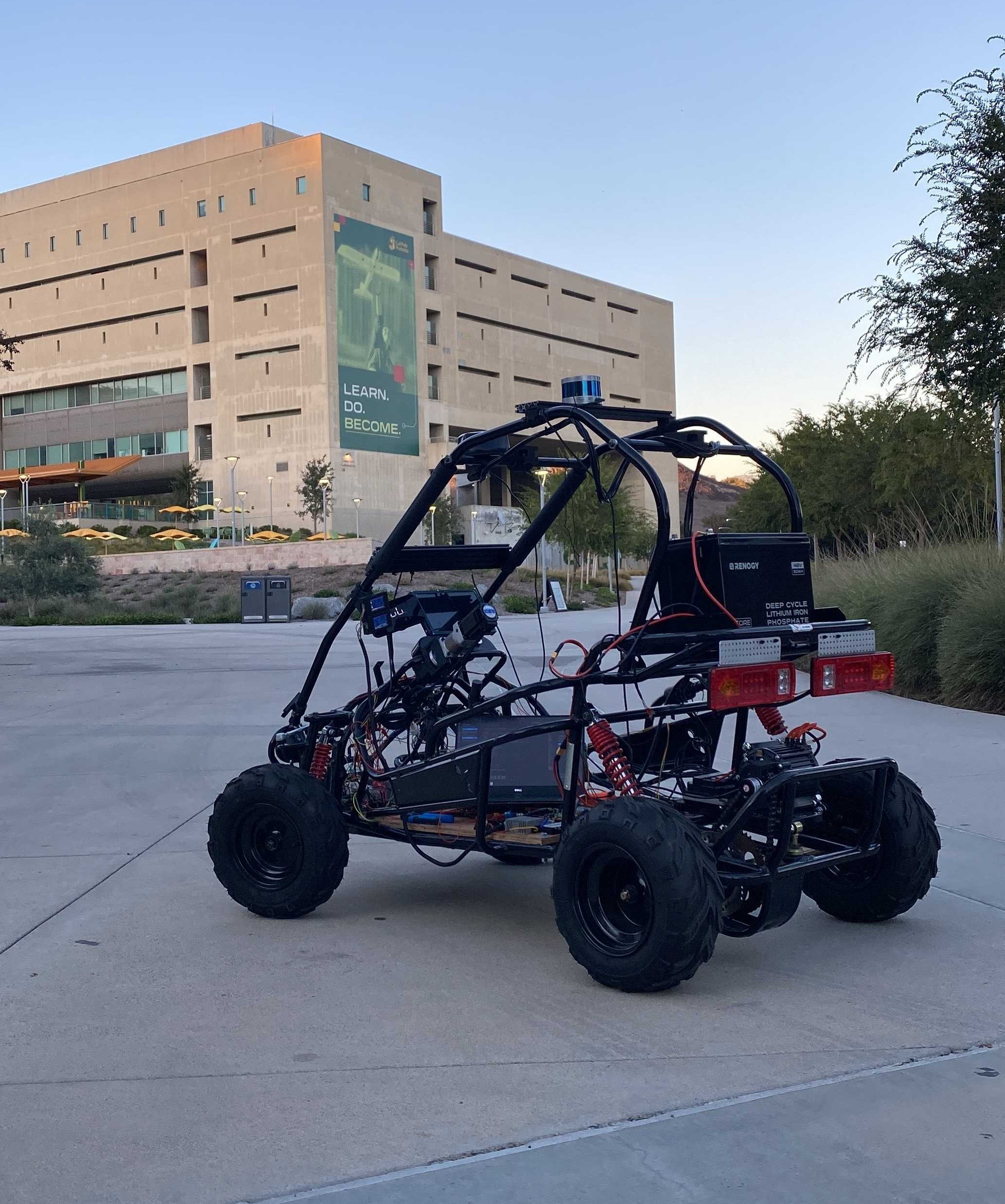 AVL-002 parked in lab