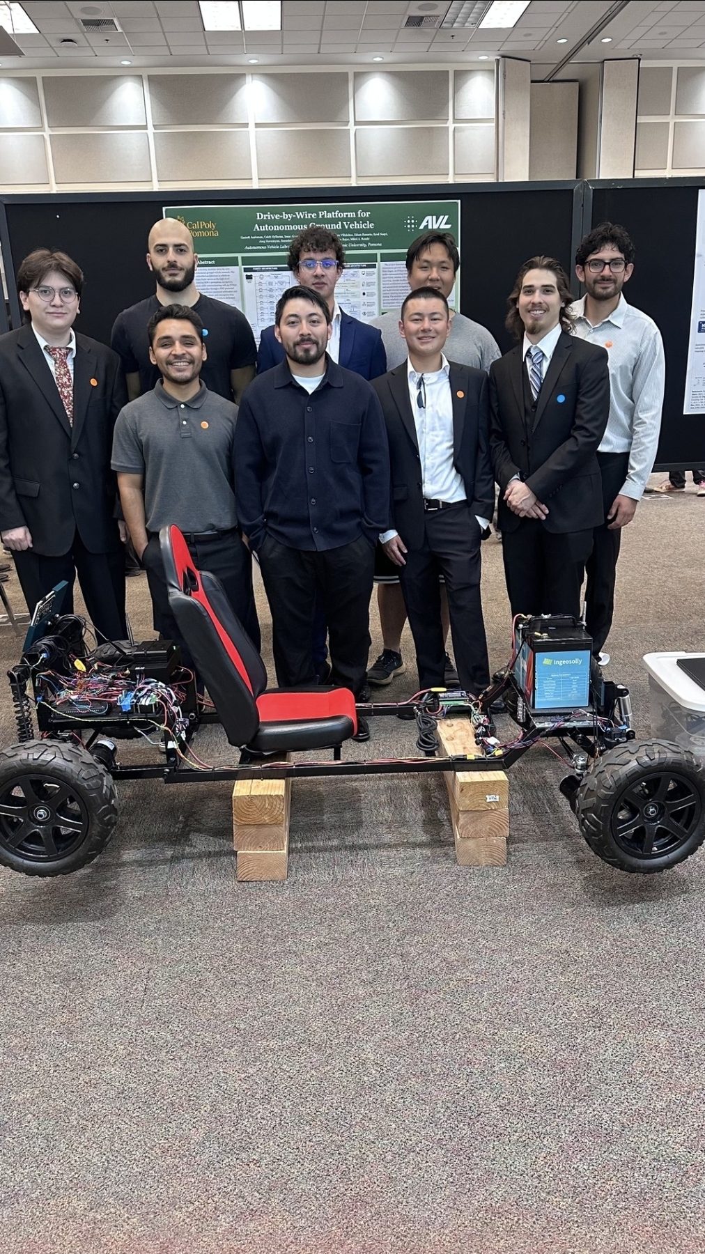 AVL team with Carl at CPP CARS 2026